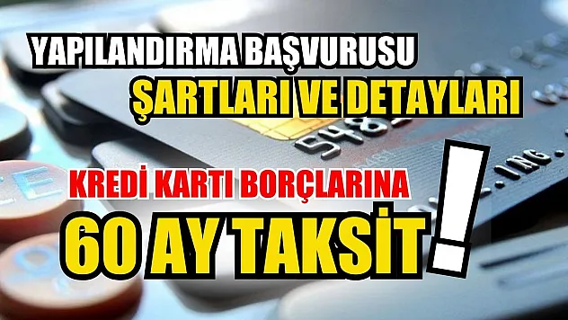 Kredi Kartı Borçlarına 60 Ay Taksit! Yapılandırma Başvurusu Şartları ve Detayları