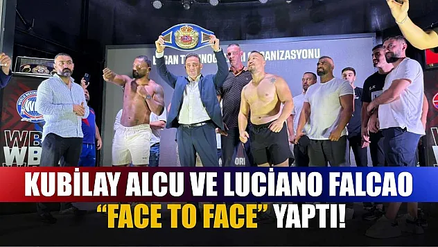 Kubilay Alcu ve Luciano Falcao 'Face to Face' Yaptı!