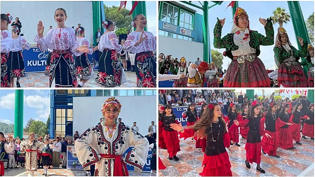 Kültürlerin dansı Fethiye'de buluştu: Renkli 23 Nisan kutlaması