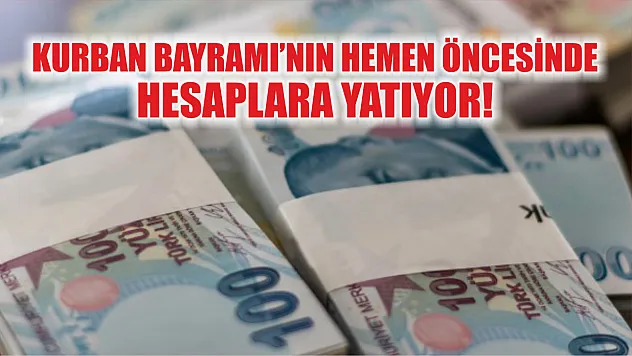 Kurban Bayramı'nın hemen öncesinde hesaplara yatıyor! 
