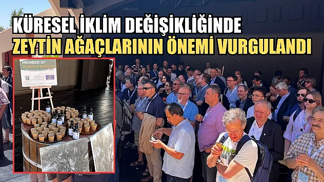 Fethiye'de konferans: Küresel iklim değişikliğinde zeytin ağaçlarının önemi vurgulandı