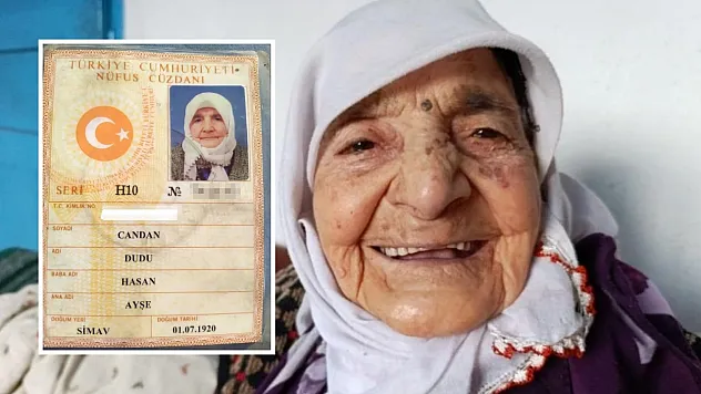 Kütahya'nın asırlık çınarı Dudu Teyze, iki devri birden yaşadı