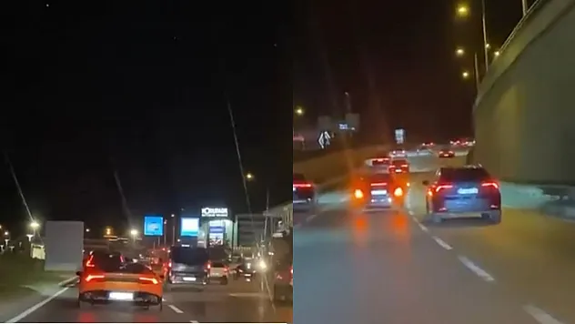 Lüks otomobil kazaya karıştı, sürücü kaçtı