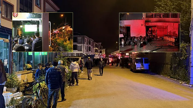 Mahalle yanarken onlar derbiyi izledi
