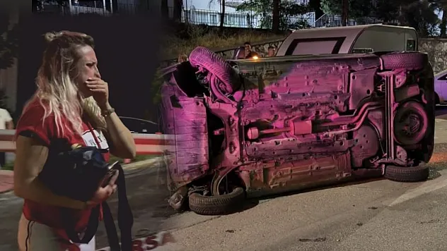 Mahalleyi savaş alanına çevirdi, alkollü kadın sürücü karıştığı kazayı unuttu