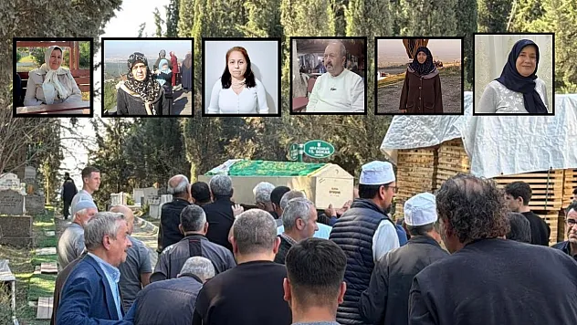Manisa'daki feci kazada hayatını kaybeden 11 kişi son yolculuğuna uğurlandı