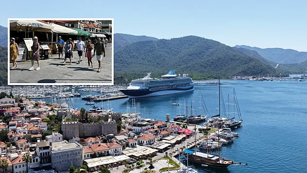 'Marella Discovery' kruvaziyeri Marmaris'e 1750 turistle geldi