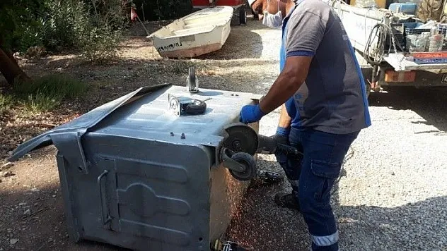Marmaris Belediyesi çöp konteynerinden 412 bin TL tasarruf etti
