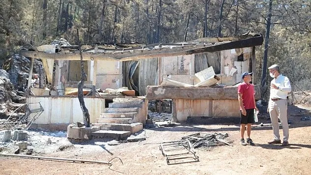 Marmaris Belediyesi yangınzedelere el uzattı