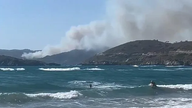 Marmaris Hisarönü'nde orman yangını