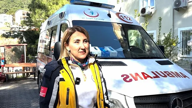 Marmaris'in tek kadın ambulans sürücüsü Fatma Nur Uçar: 'Önceliğimiz hayat kurtarmak'