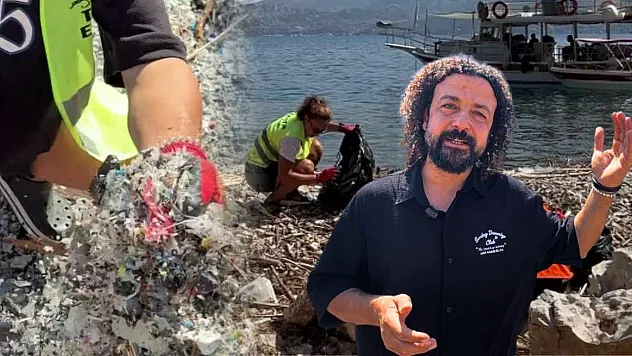 Marmaris kıyılarına vuran mikroplastikler çevrecileri harekete geçirdi