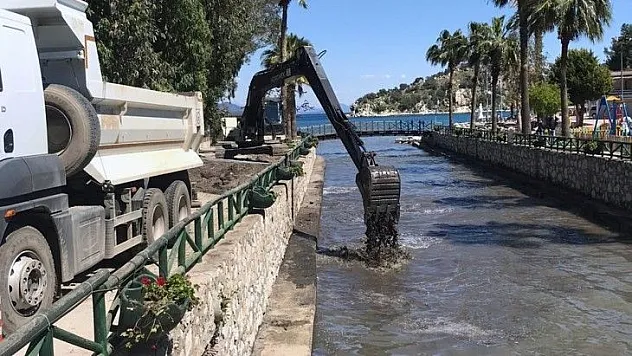 Marmaris Sümbül deresi temizleniyor