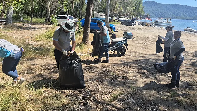 Marmaris'te 9 günde 3 bin 250 ton atık toplandı