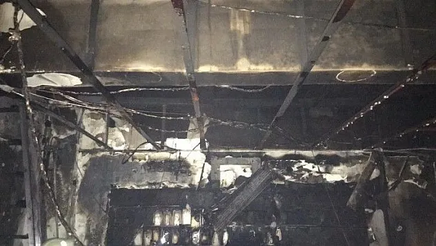 Marmaris'te iş yeri yangını