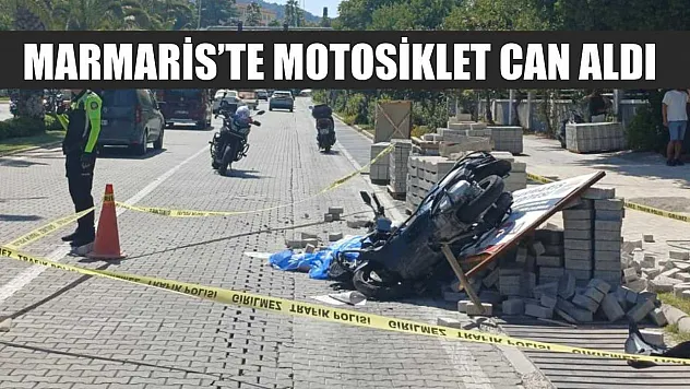 Marmaris'te Motosiklet can aldı