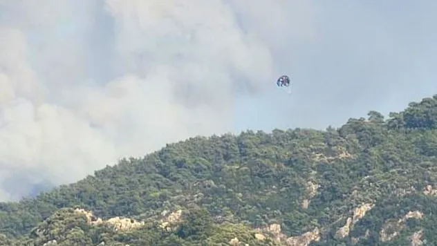 Marmaris'te orman yangını