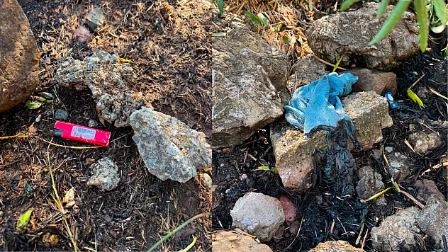 Marmaris'te ormanı yakmaya çalışan şüpheli yakalandı