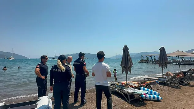 Marmaris'te sahillere sıkı denetim