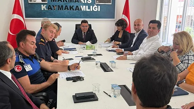 Marmaris'te suda boğulma olaylarını önleme toplantısı yapıldı