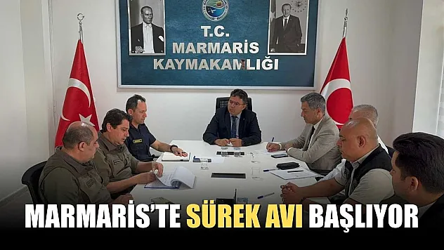 Marmaris'te sürek avı başlıyor