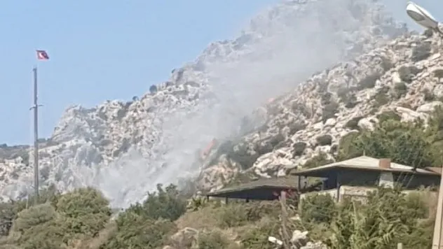 MARMARİS'TEKİ MAKİLİK YANGINI KONTROL ALTINA ALINDI