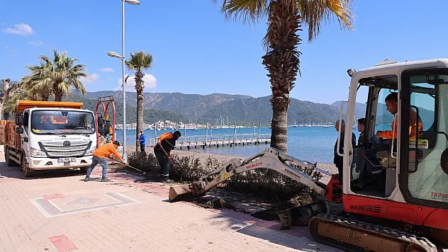 Marmaris Uzunyalı yaza hazırlanıyor