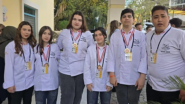 Marmarisli öğrenciler Gastro Erasmus 2026'da madalyaları topladı