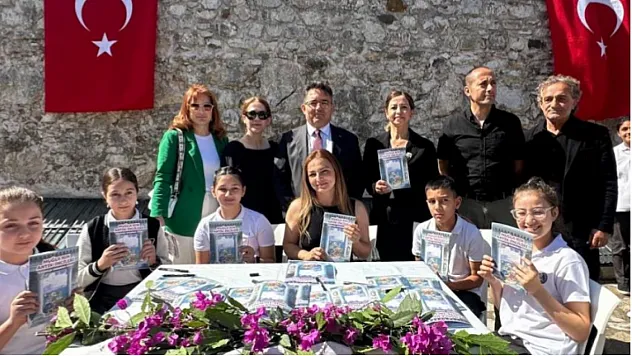 Marmarisli öğrenciler 'Muğla'nın antik incileri 'kitabını yazdı