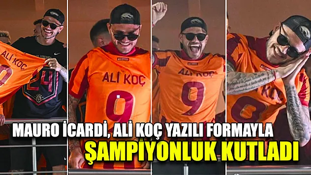Mauro İcardi, Ali Koç Yazılı Formayla Şampiyonluk Kutladı