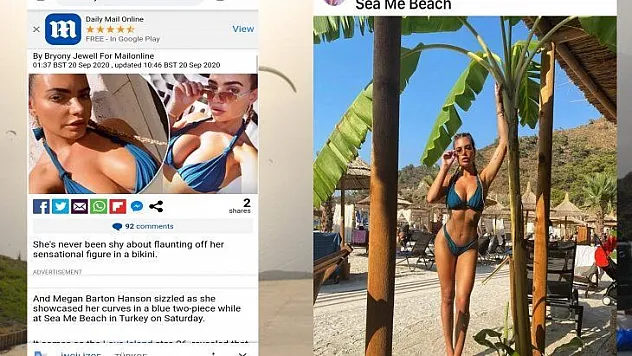 Megan Barton Fethiye'yi tanıttı