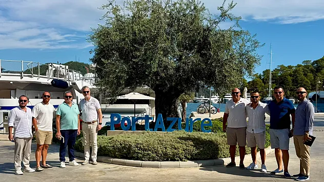 Mehmet Eskici Göcek'te denizcilerle yeniden buluştu