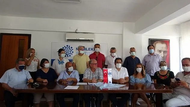 Memleket Partisi Marmaris İlçe Yönetimi basın  toplantısı ile tanıtıldı