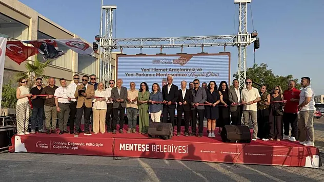 Menteşe Belediyesi yeni araçlarını hizmete aldı