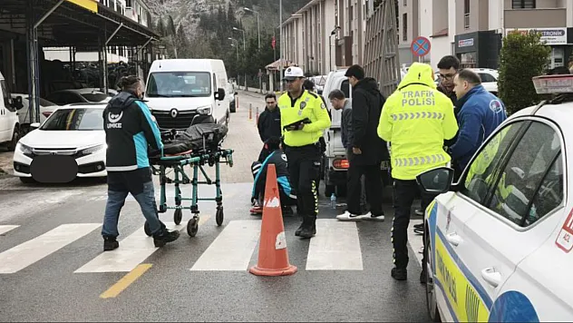 Menteşe'de trafik kazası:1 yaralı