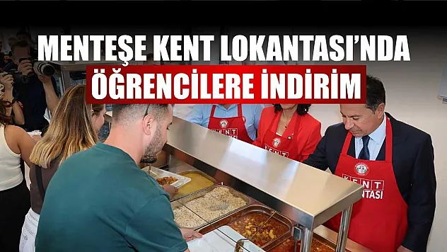 Menteşe Kent Lokantası'nda öğrencilere indirim