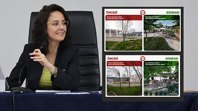 Menteşe kent merkezinde yeşil alan oranı arttırılıyor