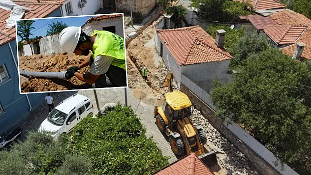 Menteşe Yerkesik'te 4 kilometrelik su isale hattı yenileniyor