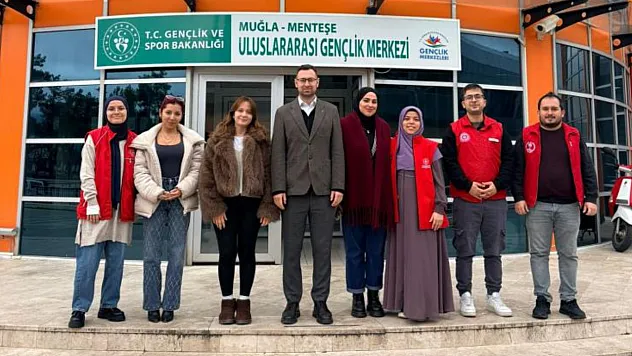 Menteşeli gençler Avrupa yolunda