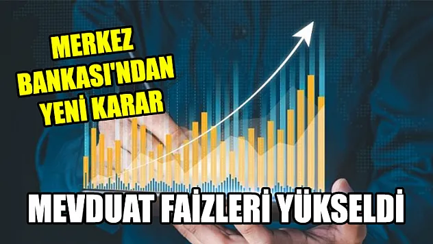 Merkez Bankası'ndan yeni karar: Mevduat faizleri yükseldi