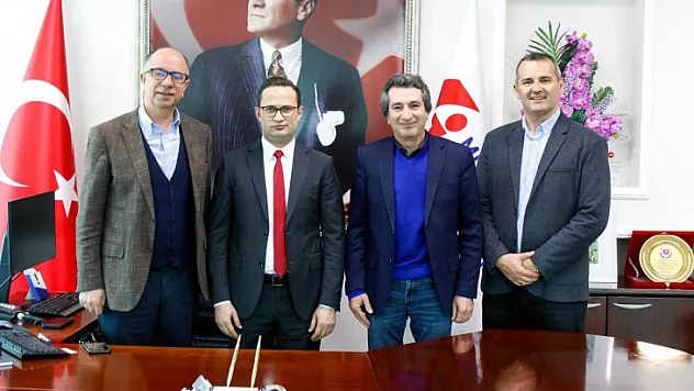 MERMERCİLERDEN ASLİYE TİCARET MAHKEMESİ VE VERGİ DAİRESİ BAŞKANINA ZİYARET