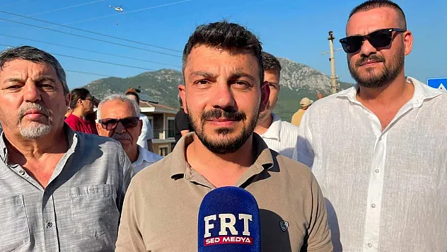 MHP Fethiye İlçe Başkanı Öztürkçü yangın bölgesinde konuştu