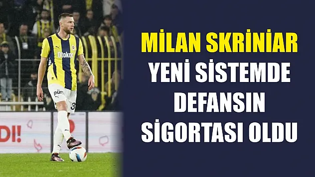 Milan Skriniar, yeni sistemde defansın sigortası oldu