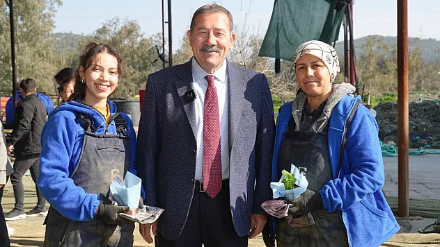 Milas Belediye Başkanı Fevzi Topuz'dan Emekçi Kadınlara 8 Mart Ziyareti