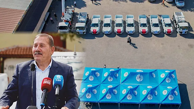 Milas Belediyesi Araç Filosunu 9 Yeni Araçla Güçlendirdi