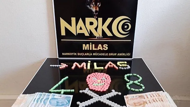 Milas'ta 293 adet ecstasy hap ele geçirildi