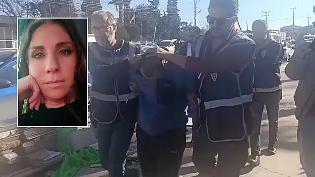 Milas'ta eşini öldüren katil zanlısı ve yardım eden akrabası adliyeye sevk edildi