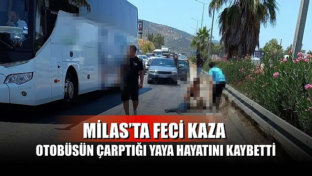 Milas'ta Feci Kaza: Otobüsün Çarptığı Yaya Hayatını Kaybetti