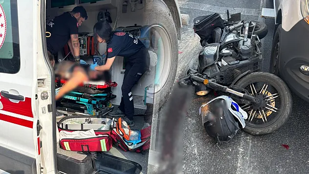 Milas'ta motosiklet kazası: Sürücü ağır yaralandı