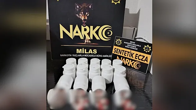 Milas'ta Narkotik Operasyonu: 730 Sentetik Uyuşturucu Hap Ele Geçirildi